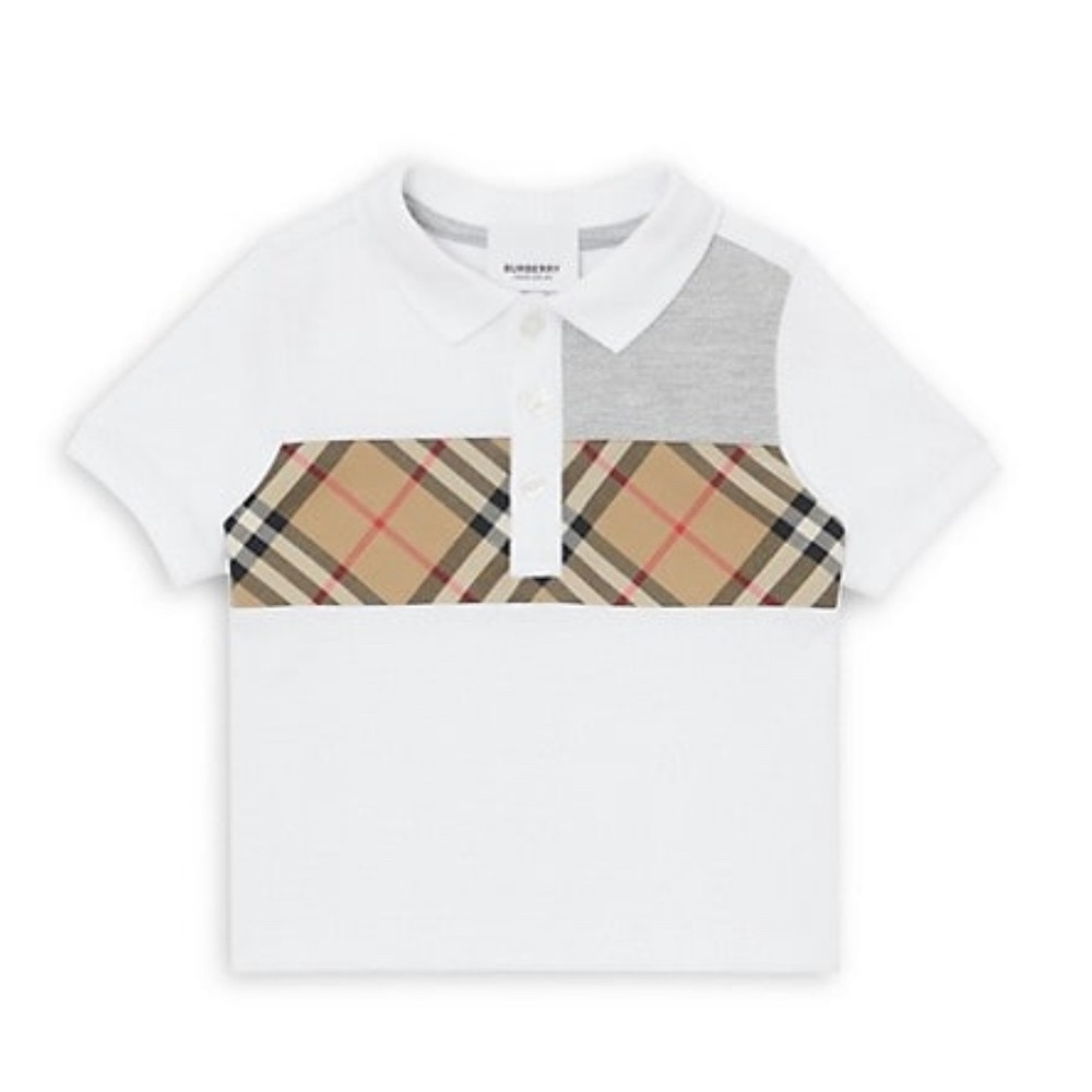 Authentic!!!!- Burberry Baby Boy's Mini Jeff Cotton Polo